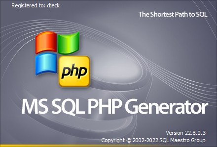 SQLMaestro MS SQL PHP Generator Professional 22.8.0.3 Multilingual QusN2c