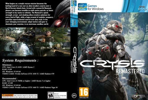 Crysis Remastered (2020) PC COVER 1