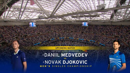 US Open 2023 Men's Singles Final Daniil Medvedev v Novak Djokovic FEED