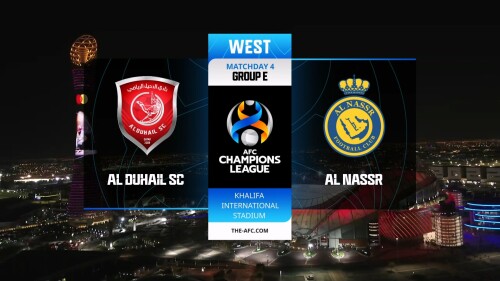AFC Champions League 2023 24 Gr E MD4 Al Duhail v Al Nassr FEED
