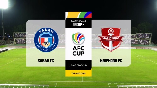 AFC Cup 2023 24 Group H MD4 Sabah v Hai Phong FEED joshp79.