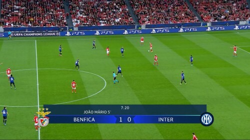 UEFA Champions League 2023 24 Gr D MD5 Benfica v Inter FEED