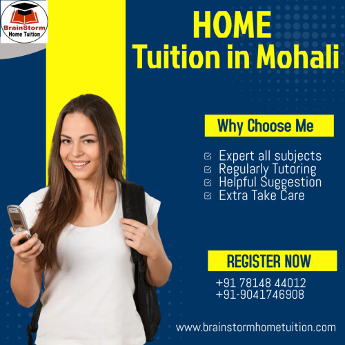 Home tutoring in mohali Made with PosterMyWall