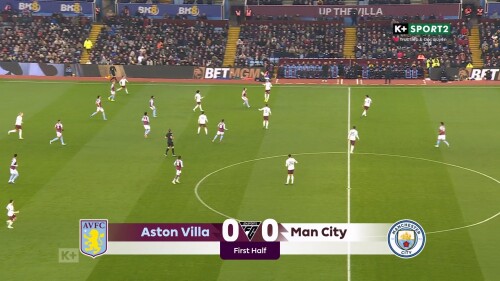 EPL 23 24 MD15 Aston Villa v Man City 1st Half K+