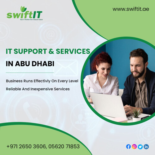 We provide a variety of IT support services, including !

With SwiftIT's assistance, get the best IT technical assistance services in Abu Dhabi. We offer a wide variety of IT support services in addition to technical help, software support, hardware support, and other services. We are always here to assist you with your IT problems.

Please feel free to contact us:

📱 +971-26503606, 0562071853

🌐 https://swiftit.ae/