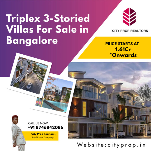 Naturo-themed luxury living awaits! Explore spacious Triplex Villas amidst lush greenery, just off Hosur Road. Experience aristocratic architecture and unparalleled lifestyle. Find your dream home with Cityprop - your trusted real estate company!   
Visit our website for more details: https://www.cityprop.in/bangalore/83-acres/sowparnika-life-on-the-green-villas/  

Contact Number: +91 8746842086
