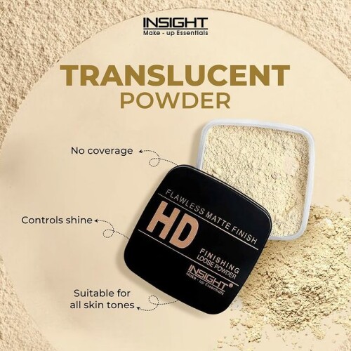 Also called finishing powder, translucent powder is applied after setting powder. Finishing powder gives your skin a soft-focus, photoshoot-ready effect.The first step in choosing the right face powder is understanding your skin type. For instance, if you have oily skin, a compact powder like the one from Insight Makeup Essentials can help control shine and give you a matte finish.https://insightcosmetics.in/foundation/c?id=6