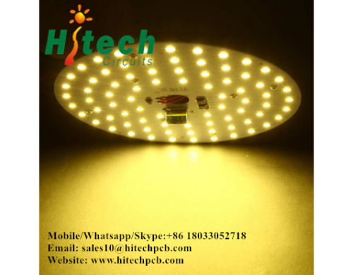 Base Material:FR-4
Copper Thickness:1 oz
Board Thickness:1.6mm
Min. Hole Size:0.20mm
Min. Line Width:0.10mm/4mi
Min. Line Spacing:4/4mil(0.10/0.10mm)
Surface Finishing:HASL
Type:led pcb

Mobile/Whatsapp/Skype:+86 18033052718
Email: sales10@hitechpcb.com
Contact us today! Please Visit: https://www.htmpcb.com/led-pcb-with-round-shape-p-51.html