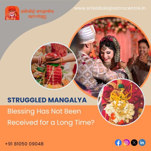 Sri Sai Balaji Anugraha Astrology gives aa solution to the mangalyam-related dosha remedy. Get nivarana for a long-delayed marriage.

Call us: +91 8105009048

Visit us: https://www.srisaibalajiastrocentre.in/