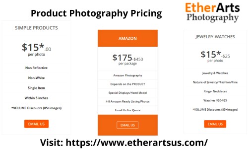 The top eCommerce product picture shoot studio is EtherArts Product Photography, which offers quick and expert service. Affordable e-commerce product photography.