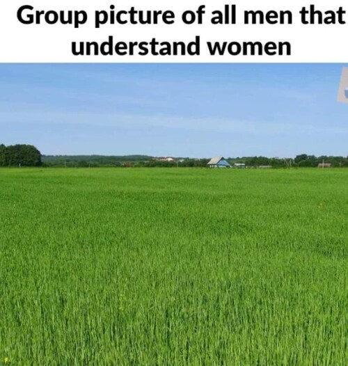 Group picture of all men that understand women