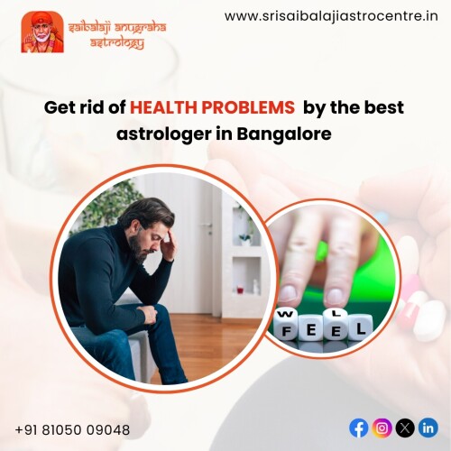 Are you facing problems with your health? Then just contact Srisai Balaji Anugraha, an astrologer who provides solutions for health problems.

Call us: +91 8105009048

Visit us: https://www.srisaibalajiastrocentre.in/