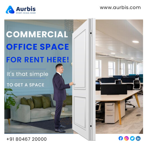 For start-ups, our serviced office offers low start-up costs, ease of set-up, and a flexible work environment. It can be adjusted according to the needs of your business. Aurbis offers attractive office space for businesses.

📱 Book your office space now! +91 8046720000

🌐 For More Info: https://aurbis.com/