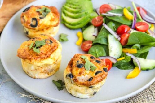 breakfast egg sausage muffins3