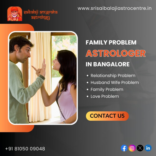 You lost your family's happiness by fighting with your partner. Consult our Srisai Balaji astrologer to solve your problems.

Call us: +91 8105009048

Visit us: https://www.srisaibalajiastrocentre.in/