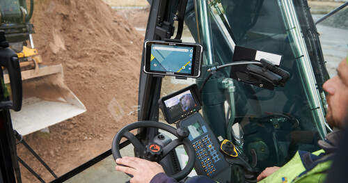 Algiz RT8 ultra rugged tablet excavator