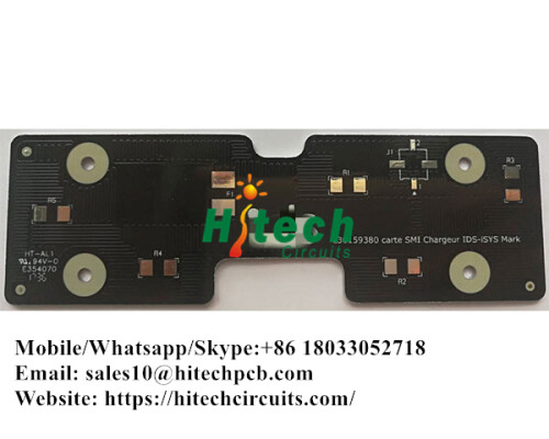 Aluminum-based printed circuit board
Base material: PTTC TCB
Number of layers: 1
Thickness: 1.60mm
Copper thickness: 1 oz
Plating process: OSP
Description: SMI charger
Thermal conductivity: 2W/m.K

https://hitechcircuits.com/product/tcb-aluminum-for-for-smi-charger-pcb/