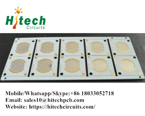 Hitech high reflectivity high power 5730 LED square mirror COB aluminum substrate with driver integrated surface light source, the light source luminous area and shape size are designed according to the product shape structure. The electrical performance is stable, the circuit, optics and heat dissipation design is scientific and reasonable, improves the lighting quality, high color rendering, uniform light emission, no light spot, healthy and environmentally friendly.

Technical parameters
Product type: COB aluminum substrate
Material: aluminum substrate + high thermal conductivity material
Number of layers/thickness: 1L/1.6 mm
Outer copper: /1.5 OZ
Surface treatment: HASL LF
Minimum line width: ≥0.3mm
Minimum line spacing: ≥0.25mm
Minimum aperture: ≥3 mm
Solder mask: white x 1 side
Technical features: special materials
Application: lamps

https://hitechcircuits.com/product/cob-aluminum-pcb-china/