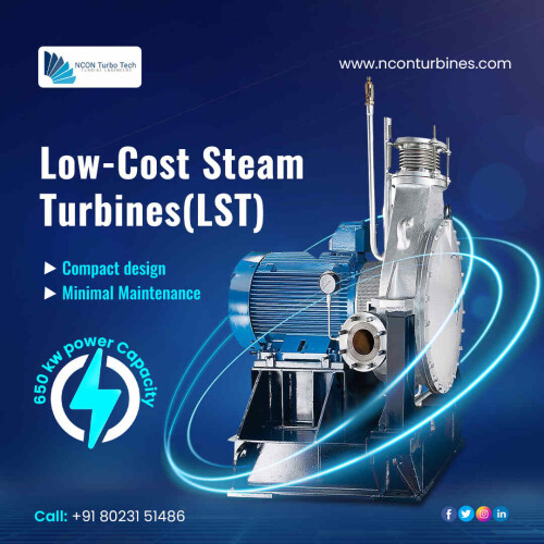 NCON Turbo Tech stands out as a leading manufacturer of steam turbines in India, offering a robust and cost-effective solution for your energy needs. Established in 1987, NCON Turbines has a rich heritage of over 30 years in manufacturing world-class steam turbines and spare parts. We are dedicated to providing high-quality products that deliver exceptional energy savings to industries across the globe.

Contact Information:

Call us: +91 8023151486

Visit Our Website: https://www.nconturbines.com/