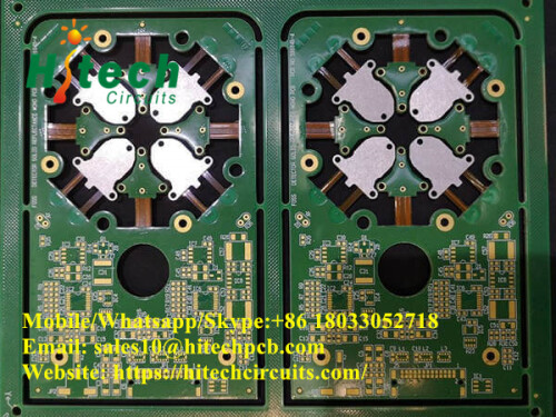 What is a rigid-flex board?
A rigid-flex board is a circuit board that combines flexible and rigid circuit board technologies in an application. Most rigid-flex boards consist of multiple layers of flexible circuit boards that are connected to one or more rigid boards externally and/or internally, depending on the design of the application.

Mobile/Whatsapp/Skype:+86 18033052718
Email: sales10@hitechpcb.com

Contact us today! Please Visit: https://hitechcircuits.com/product/rigid-flex-pcb-board-fabrication/

#pcb #pcbassembly #electronics #electronicsmanufacturing #pcbmanufacturing #pcbdesign #components #aluminiumpcb #metalcorepcb #hdipcb #production #factory