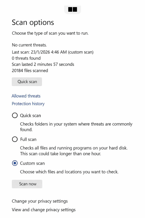 virusscan