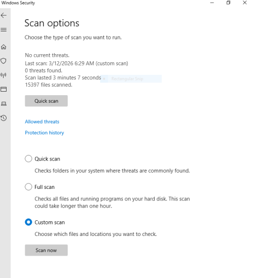 Virus Scan
