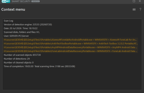 26h1 Max scan